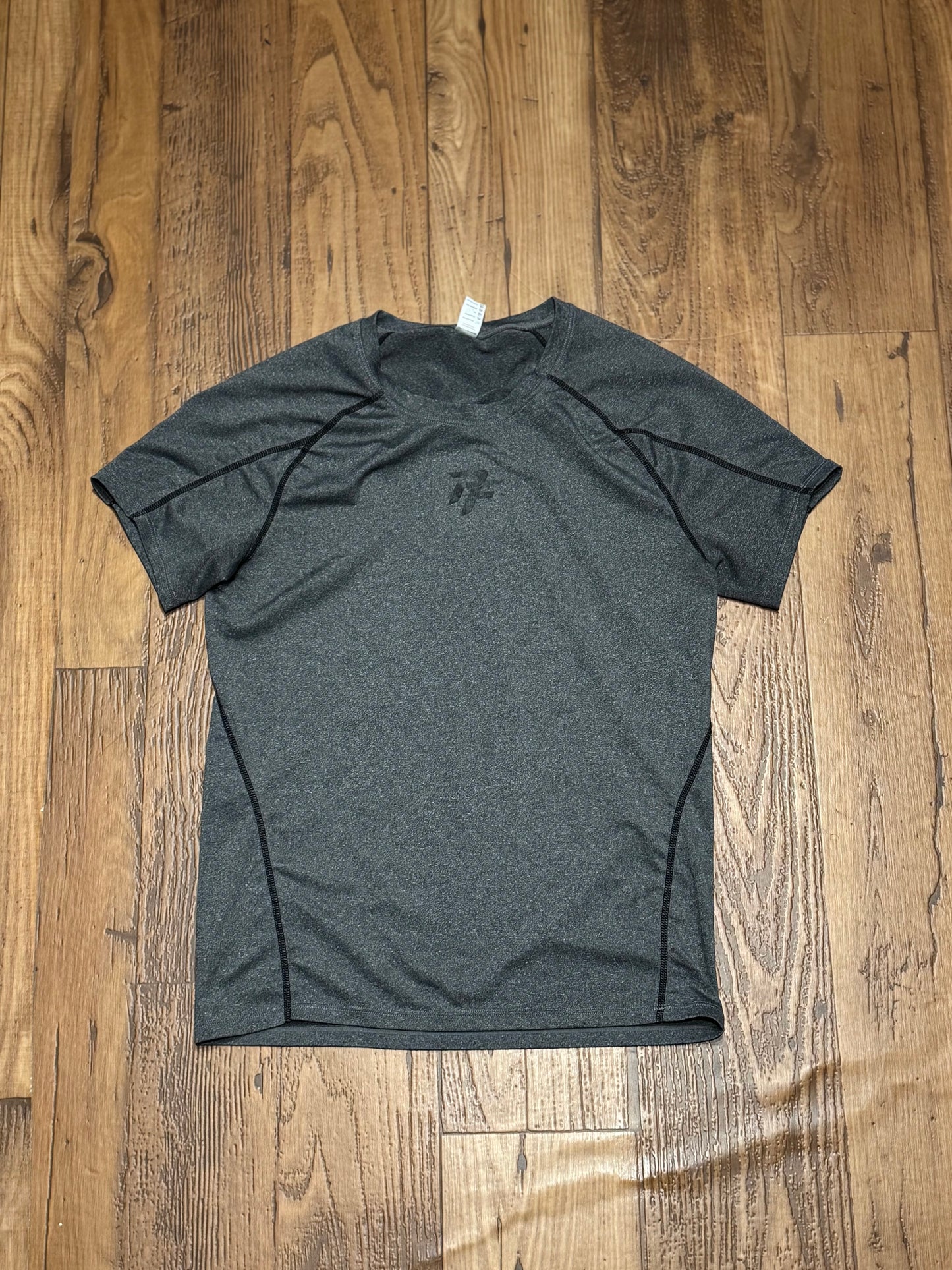 Grey and Black "SUPERHERO" Compression Tee