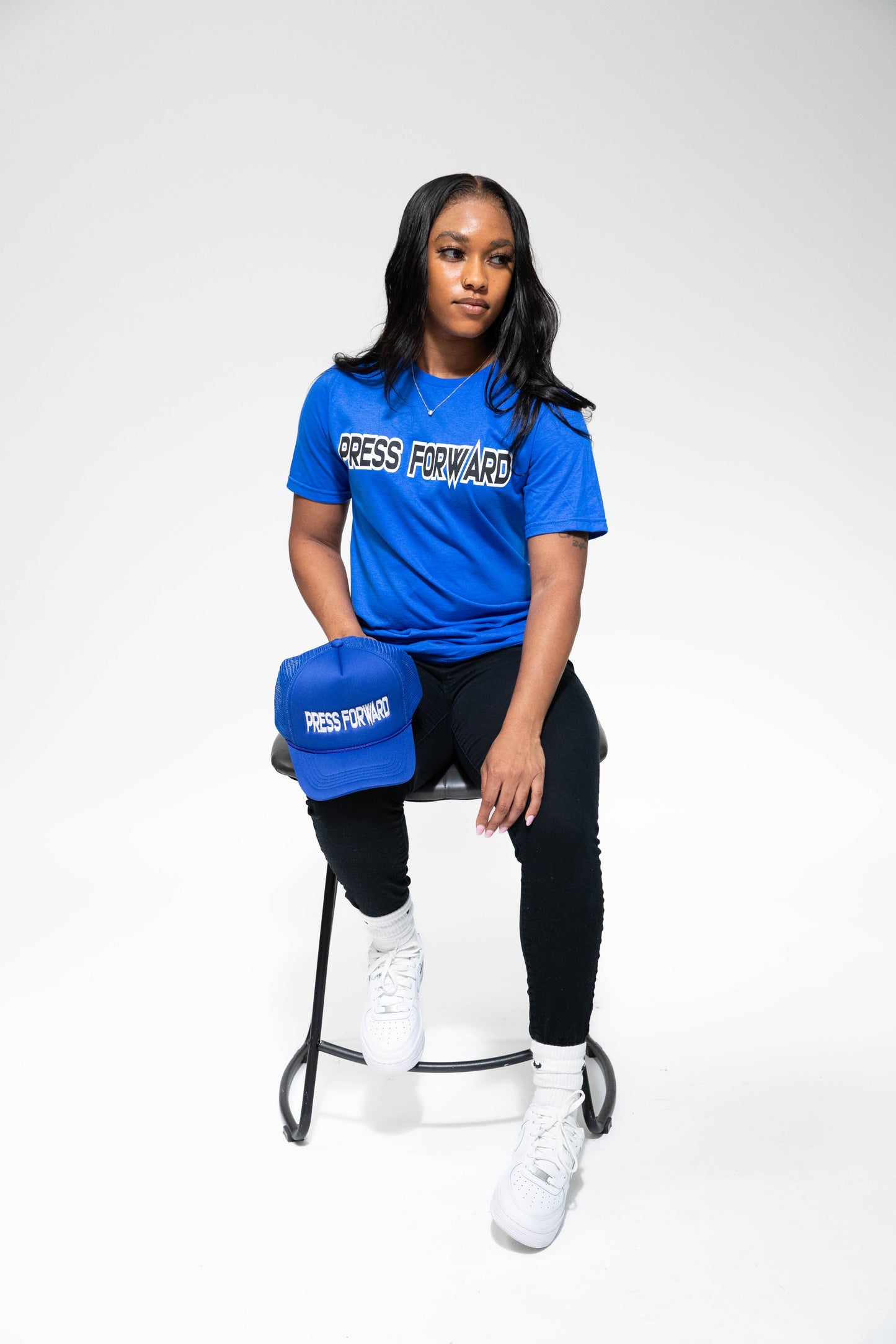 BLUE "EVERYDAY" TRUCKER HAT