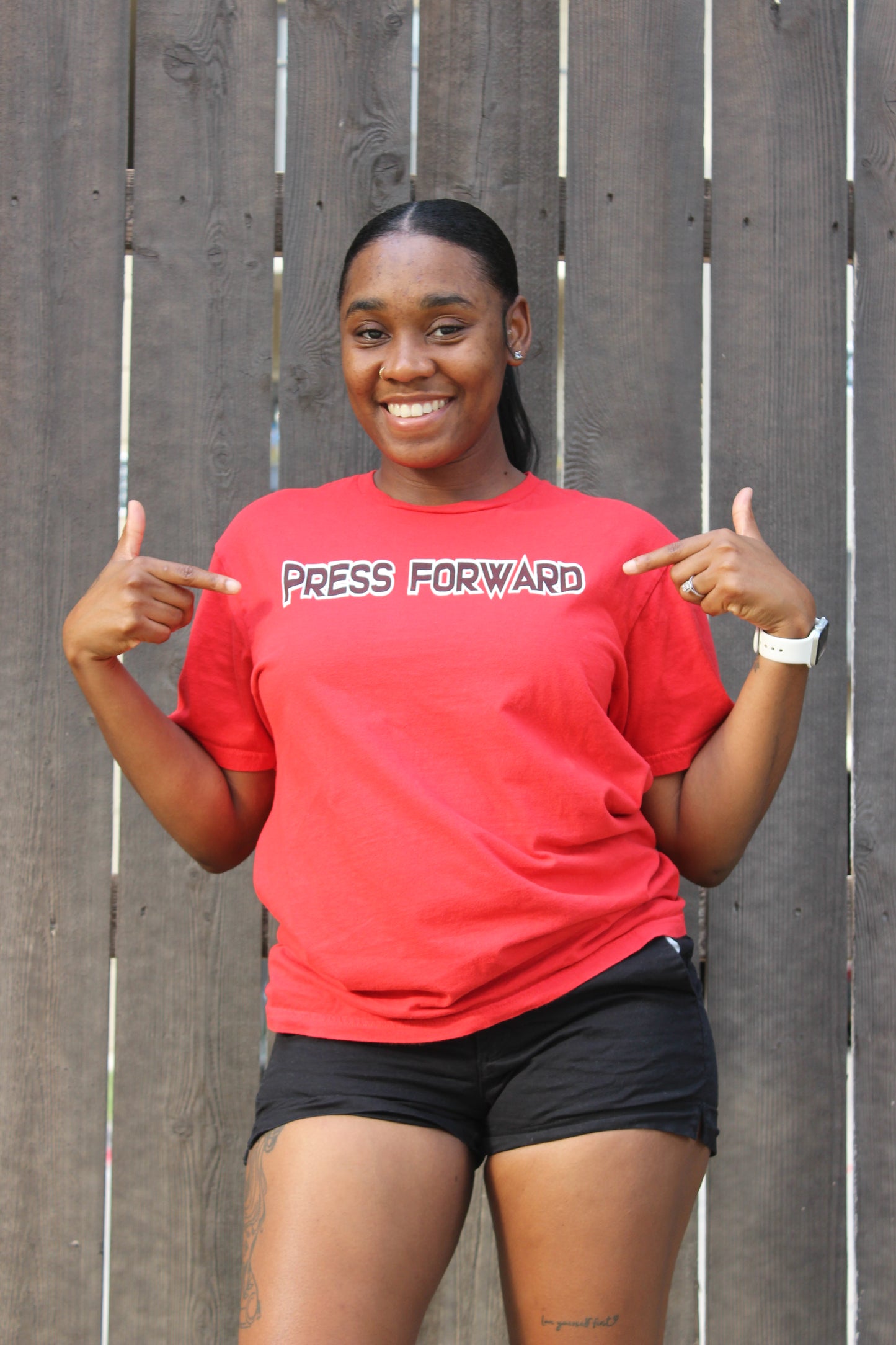 RED “EVERYDAY” TEE