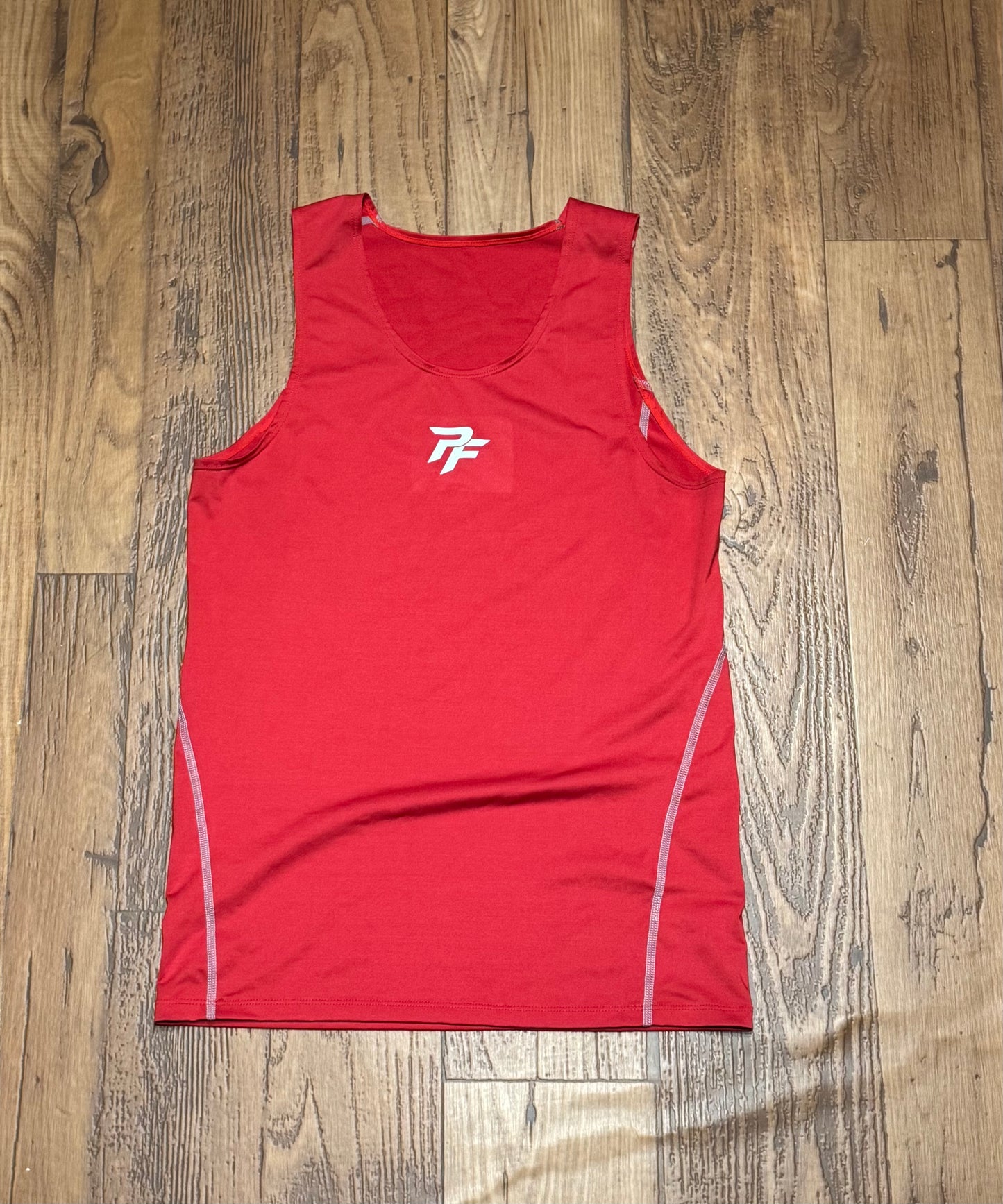 Red "SUPERHERO" Compression Tank